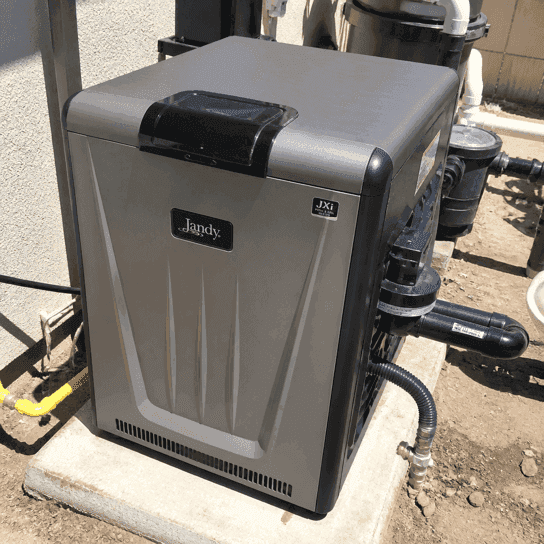 After: the heater back together and firing